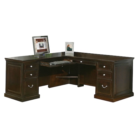 Fulton Left Hand Facing L-Shaped Desk FL684L-KIT